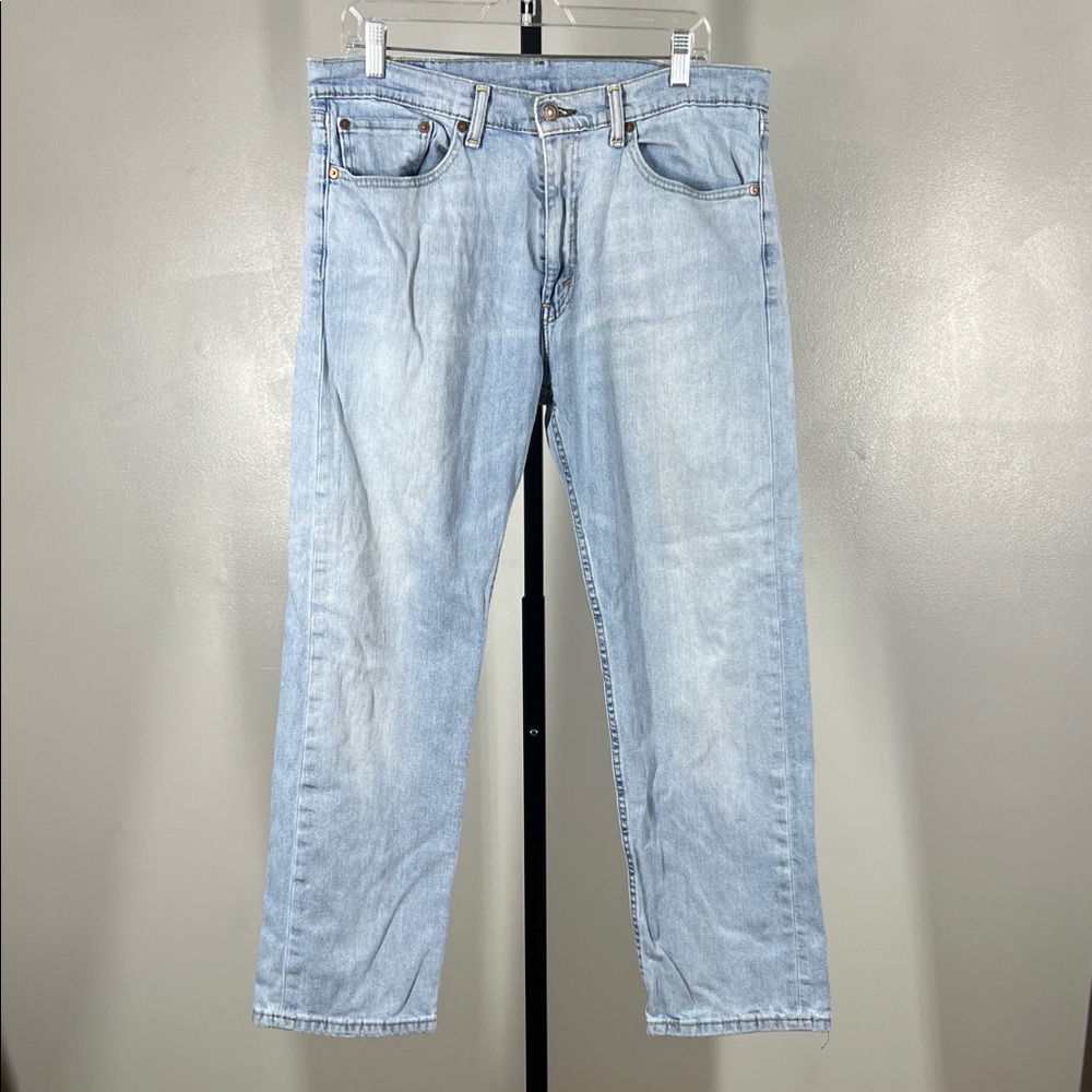 Levi's Men's Light Blue Straight Jeans 34x30